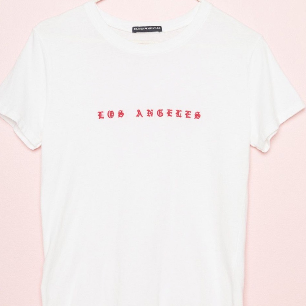 Brandy Melville Los Angeles Tee - Red!